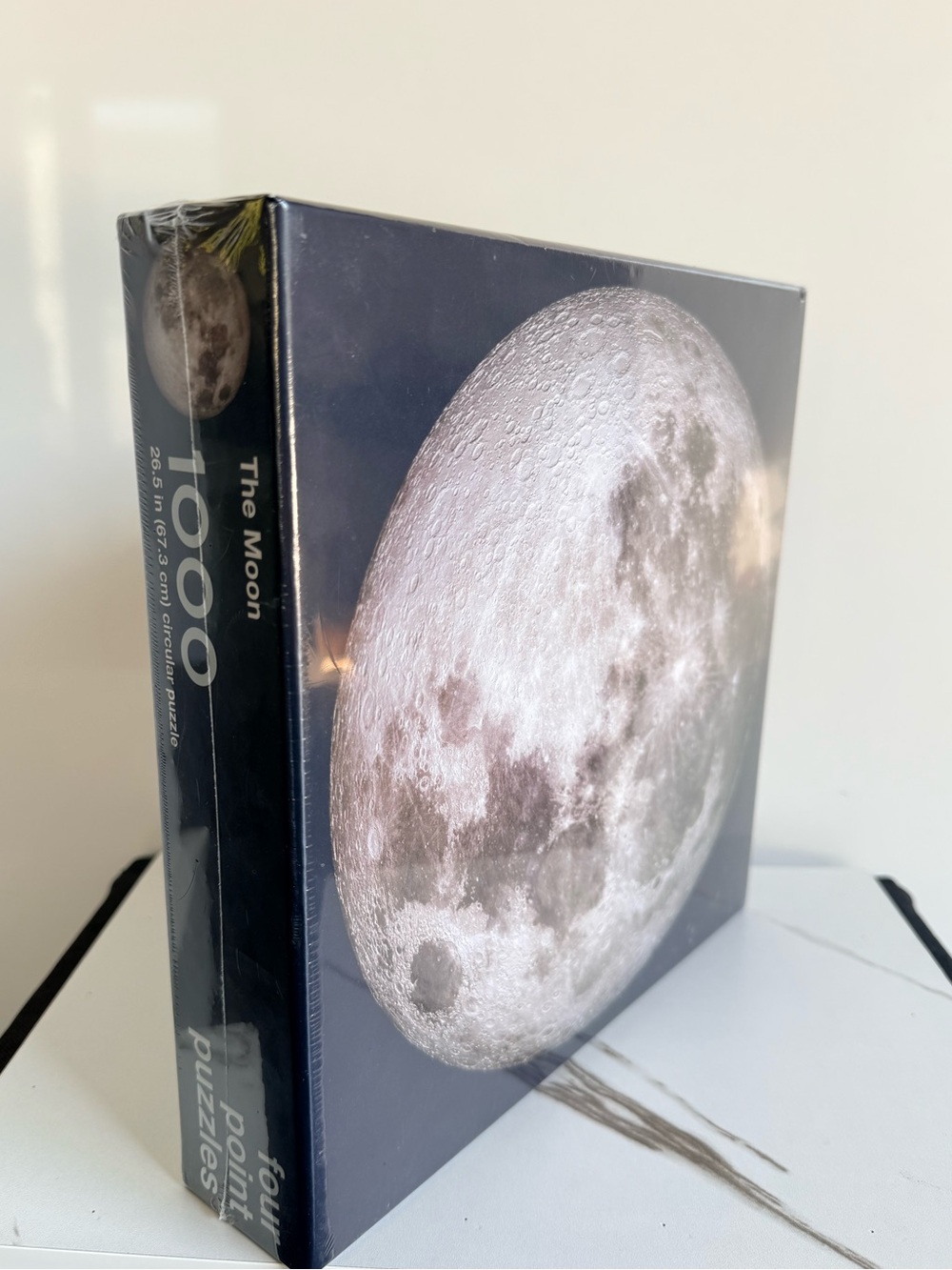 The Moon 1000-Piece Jigsaw Puzzle - Gray Moon Image